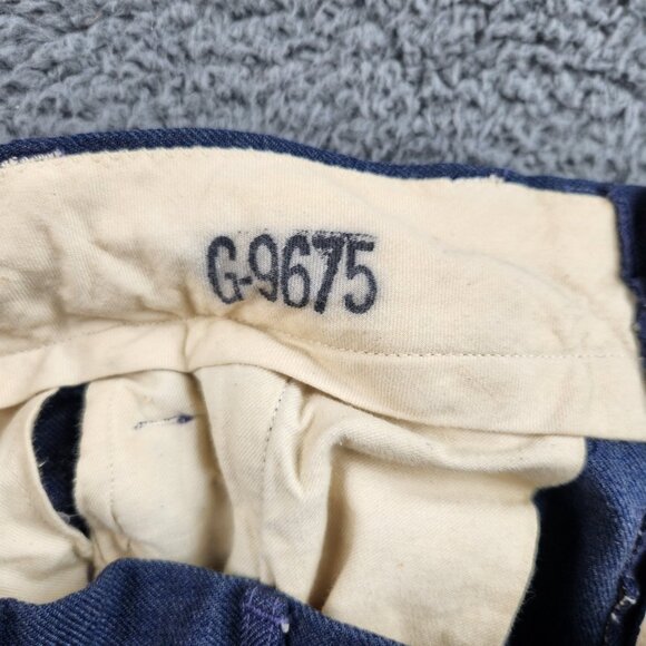 Vintage 40's US Military Air Force Wool Formal Trousers Men's Fit 26x28 Stamped - Picture 4 of 12
